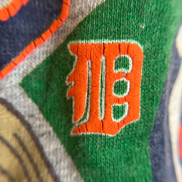 Vintage Detroit Tigers kids shirt w/ mesh sleeves- Medium 10,12 - Vintage, 80’s - Picture 10 of 15